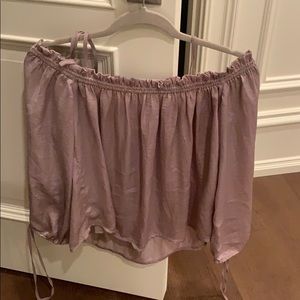 Blush off the shoulder